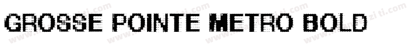 Grosse Pointe Metro Bold字体转换